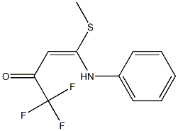 1,1,1-Trifluoro-4-phenylamino-4-(methylthio)-3-buten-2-one