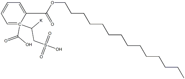 Phthalic acid 1-tetradecyl 2-(1-potassiosulfoethyl) ester