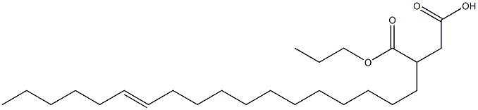 3-(12-オクタデセニル)こはく酸1-水素4-プロピル 化学構造式