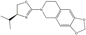 6-[[(S)-4-Isopropyl-4,5-dihydrooxazol]-2-yl]-5,6,7,8-tetrahydro-1,3-dioxolo[4,5-g]isoquinoline