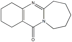 1,2,3,4,7,8,9,10-オクタヒドロアゼピノ[2,1-b]キナゾリン-12(6H)-オン 化学構造式