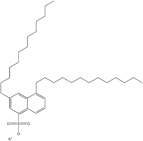 3,5-Ditridecyl-1-naphthalenesulfonic acid potassium salt