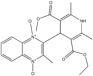 1,4-Dihydro-4-[[3-methylquinoxaline 1,4-dioxide]-2-yl]-2,6-dimethylpyridine-3,5-dicarboxylic acid 3-ethyl 5-methyl ester