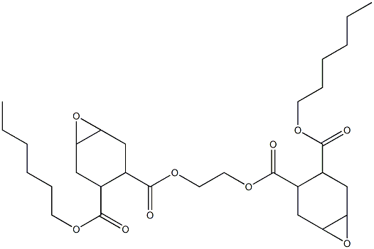 Bis[2-(hexyloxycarbonyl)-4,5-epoxy-1-cyclohexanecarboxylic acid]ethylene ester