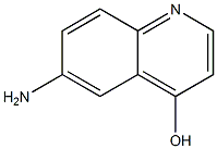 6-アミノ-4-ヒドロキシキノリン 化学構造式