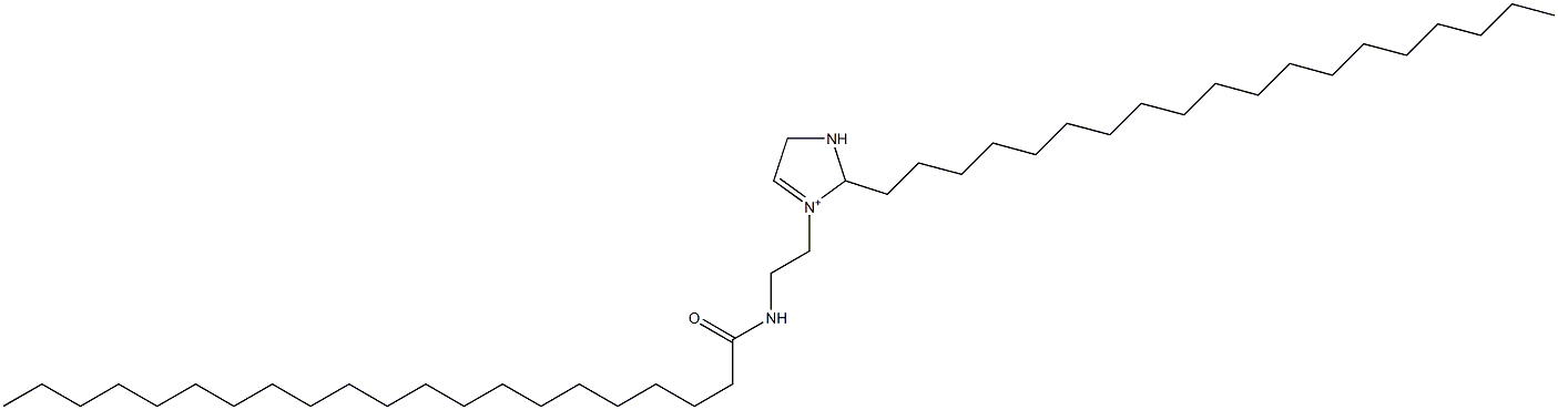 3-[2-(ヘニコサノイルアミノ)エチル]-2-ノナデシル-3-イミダゾリン-3-イウム 化学構造式