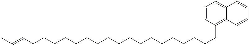 1-(19-ヘニコセニル)ナフタレン 化学構造式