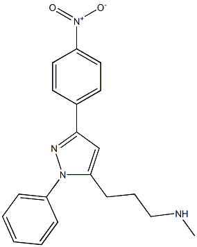 1-Phenyl-3-(4-nitrophenyl)-5-[3-(methylamino)propyl]-1H-pyrazole