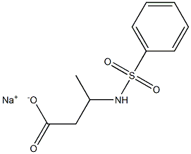 3-(Phenylsulfonylamino)butanoic acid sodium salt