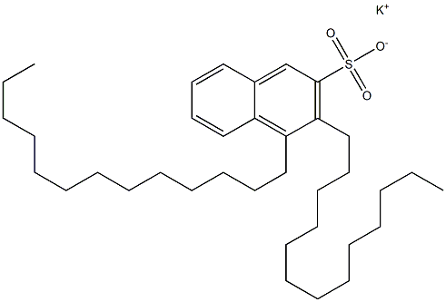 3,4-Ditridecyl-2-naphthalenesulfonic acid potassium salt
