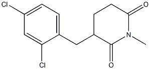 3-(2,4-Dichlorobenzyl)-1-methylpiperidine-2,6-dione