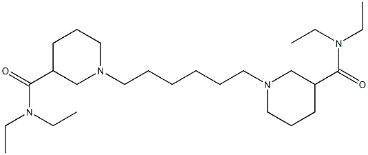 1,1'-(Hexane-1,6-diyl)bis(N,N-diethylpiperidine-3-carboxamide)