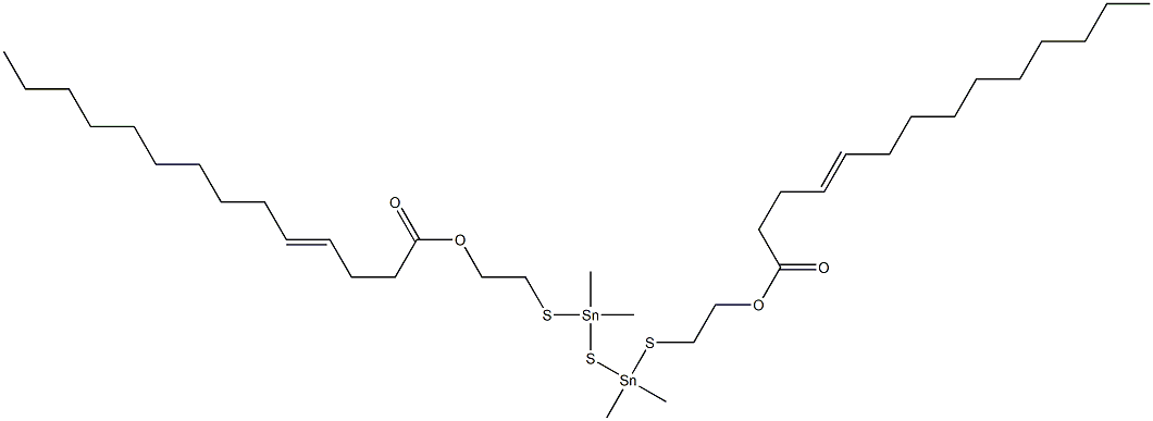 Bis[dimethyl[[2-(3-tridecenylcarbonyloxy)ethyl]thio]stannyl] sulfide