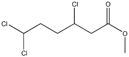 3,6,6-Trichlorocaproic acid methyl ester