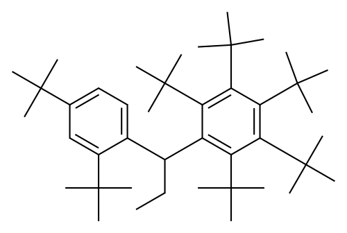 1-(Penta-tert-butylphenyl)-1-(2,4-di-tert-butylphenyl)propane