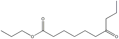 7-Ketocapric acid propyl ester Structure