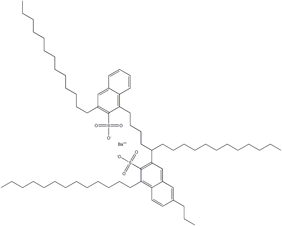 Bis(1,3-ditridecyl-2-naphthalenesulfonic acid)barium salt