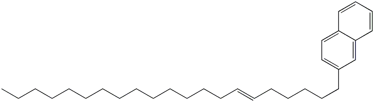 2-(6-ヘニコセニル)ナフタレン 化学構造式