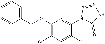 1-(2-Fluoro-4-chloro-5-benzyloxyphenyl)-1H-tetrazol-5(4H)-one