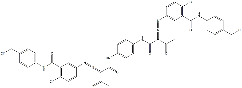 3,3'-[1,4-Phenylenebis[iminocarbonyl(acetylmethylene)azo]]bis[N-[4-(chloromethyl)phenyl]-6-chlorobenzamide]
