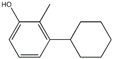 3-Cyclohexyl-2-methylphenol Structure