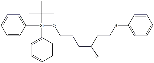 (3R)-1-Phenylthio-3-methyl-6-(tert-butyldiphenylsiloxy)hexane
