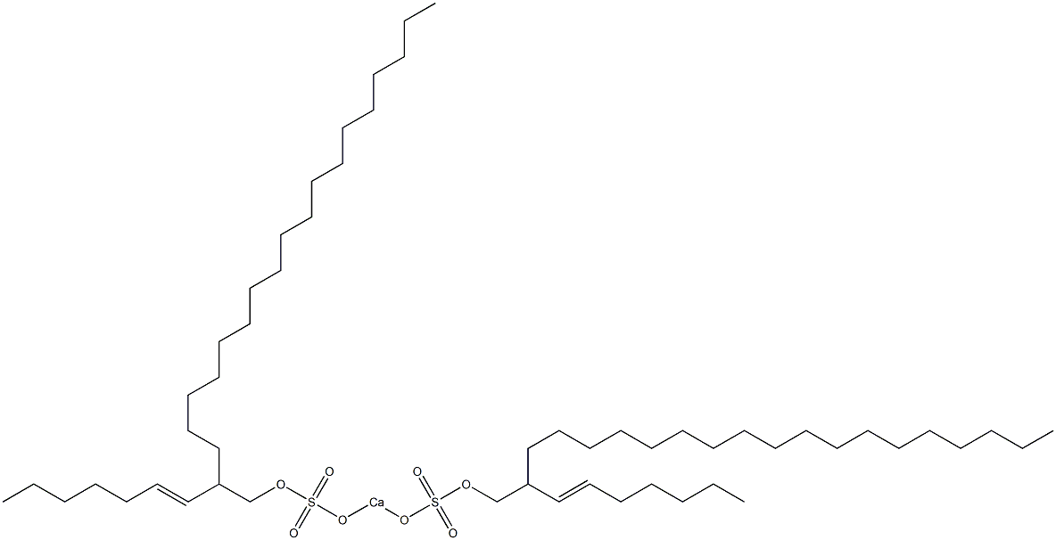 Bis[2-(1-heptenyl)icosyloxysulfonyloxy]calcium