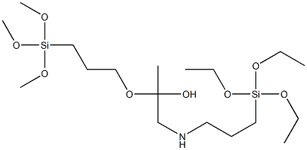 1-[3-(Triethoxysilyl)propylamino]-2-[3-(trimethoxysilyl)propoxy]-2-propanol