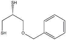 [R,(-)]-3-(ベンジルオキシ)-1,2-プロパンジチオール 化学構造式