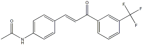 4-Acetylamino-3'-trifluoromethyl-trans-chalcone