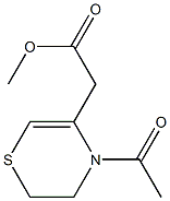 4-Acetyl-5,6-dihydro-4H-1,4-thiazine-3-acetic acid methyl ester