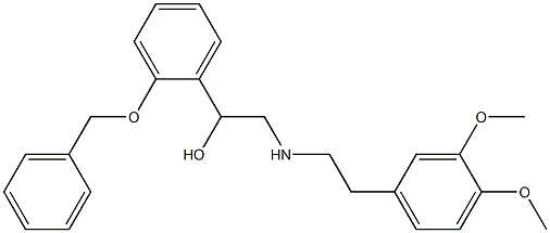 1-[o-(Benzyloxy)phenyl]-2-(3,4-dimethoxyphenethylamino)ethanol