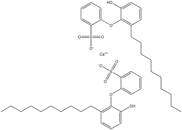 Bis(2'-hydroxy-6'-decyl[oxybisbenzene]-2-sulfonic acid)calcium salt