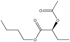 [S,(-)]-2-Acetyloxybutyric acid butyl ester