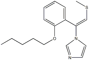 1-[1-[2-(Pentyloxy)phenyl]-2-(methylthio)ethenyl]-1H-imidazole