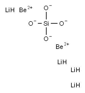 オルトけい酸二リチウムベリリウム 化学構造式