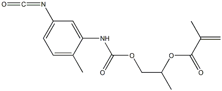 Methacrylic acid 2-[(5-isocyanato-2-methylphenyl)carbamoyloxy]-1-methylethyl ester