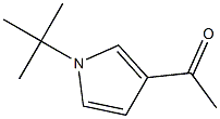 1-tert-Butyl-3-acetyl-1H-pyrrole Struktur