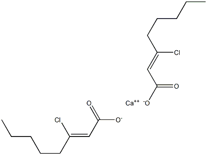 Bis(3-chloro-2-octenoic acid)calcium salt