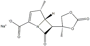 (4S,5R,6S)-4-Methyl-6-[(4S)-4-methyl-2-oxo-1,3-dioxolan-4-yl]-7-oxo-1-azabicyclo[3.2.0]hept-2-ene-2-carboxylic acid sodium salt