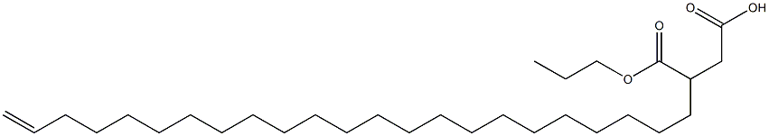 3-(22-Tricosenyl)succinic acid 1-hydrogen 4-propyl ester