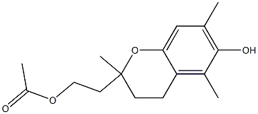 2-(2-Acetoxyethyl)-3,4-dihydro2,5,7-trimethyl-2H-1-benzopyran-6-ol