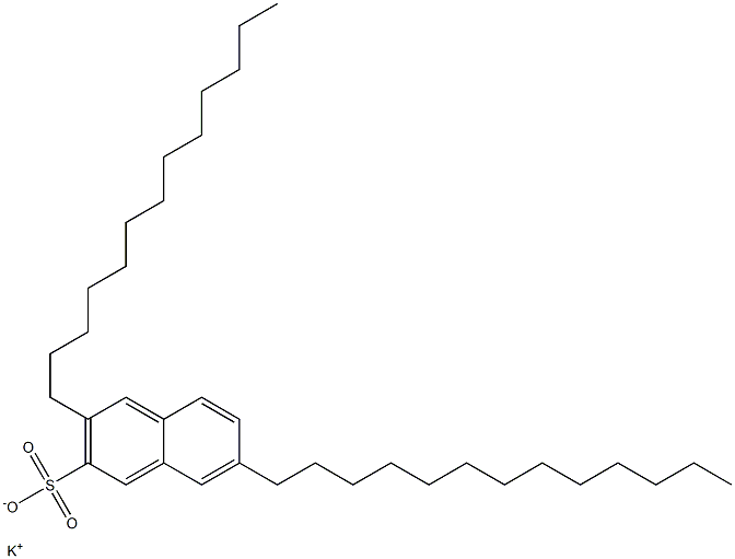 3,7-Ditridecyl-2-naphthalenesulfonic acid potassium salt