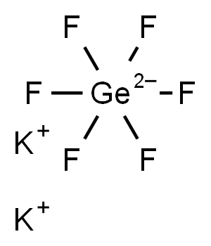 Potassium hexafluorogermanate(IV) Structure