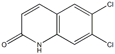 6,7-Dichloroquinolin-2(1H)-one Structure