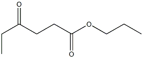 4-Ketocaproic acid propyl ester 结构式