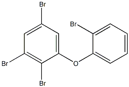 2,3,5-Tribromophenyl 2-bromophenyl ether Structure