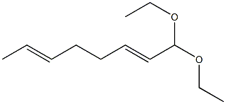 2,6-Octadienal diethyl acetal Structure
