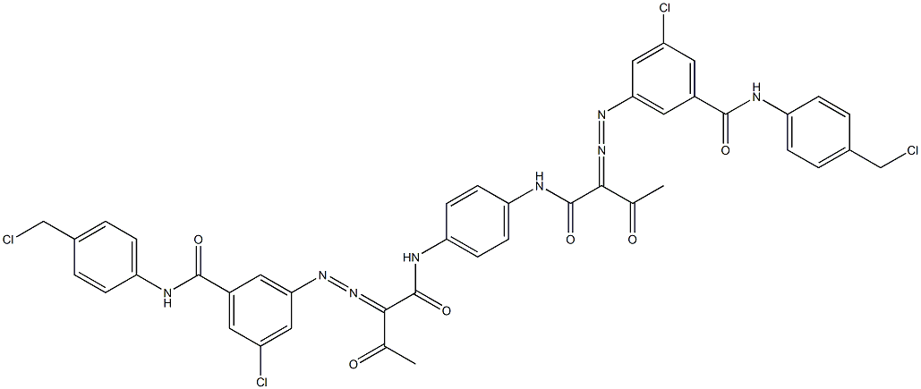 3,3'-[1,4-Phenylenebis[iminocarbonyl(acetylmethylene)azo]]bis[N-[4-(chloromethyl)phenyl]-5-chlorobenzamide]
