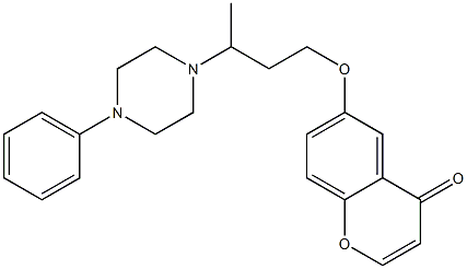 6-[3-[4-Phenyl-1-piperazinyl]butoxy]-4H-1-benzopyran-4-one